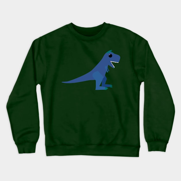 Happy Carnotaurus Crewneck Sweatshirt by MadArtisan